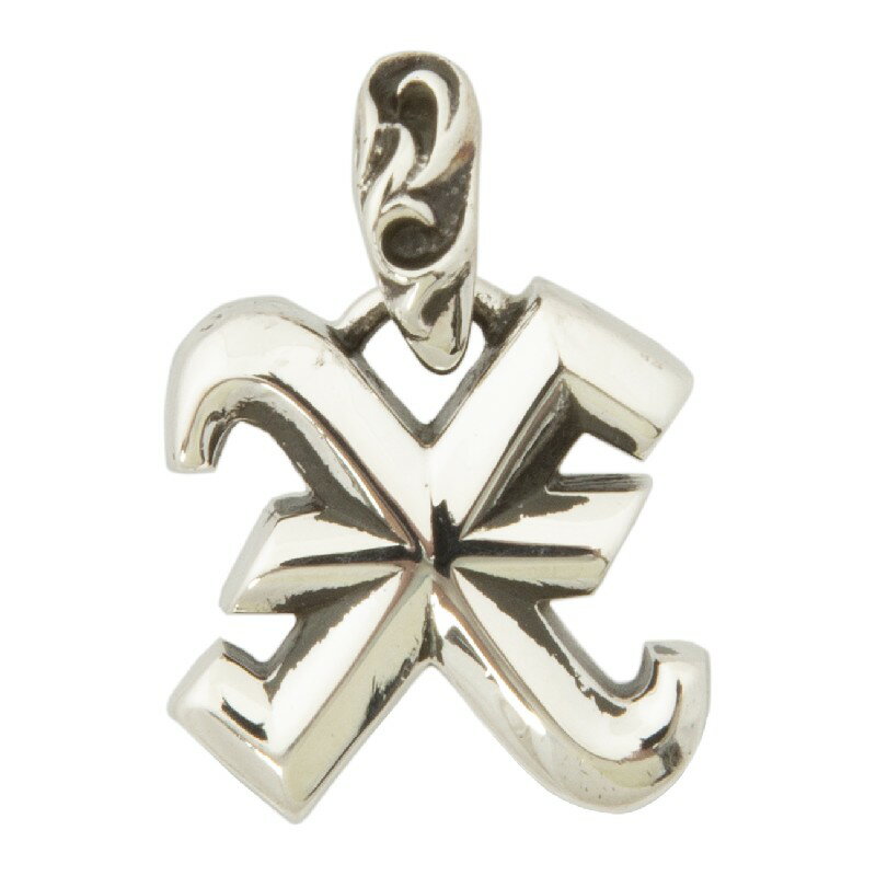 Rakuten - CHROME HEARTS ALPHABET PENDANT- LETTER X クロムハーツ　レターチャーム【中古」