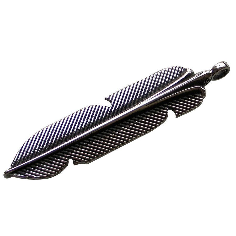 CHROME HEARTS FEATHER PENDANT クロムハーツ フェザー ペンダント シルバー