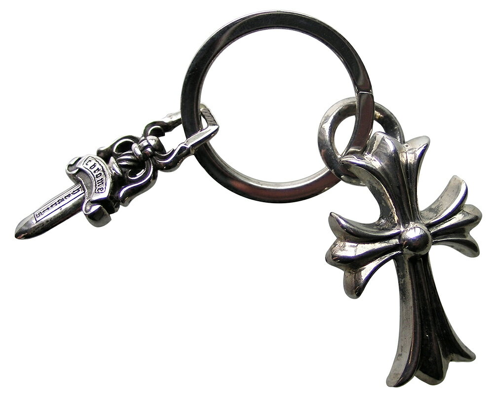 CHROME HEARTS KEYRING SMALL CH CROSS ϡġ ⡼CHš