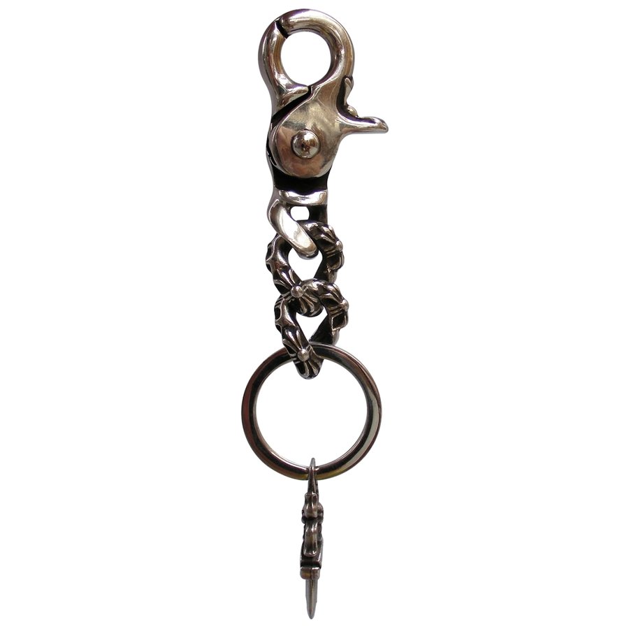 CHROME HEARTS Cross Ball Clip KeyChain W/Fancy Link　クロムハーツ　ファンシーチェーン　キーチェーン