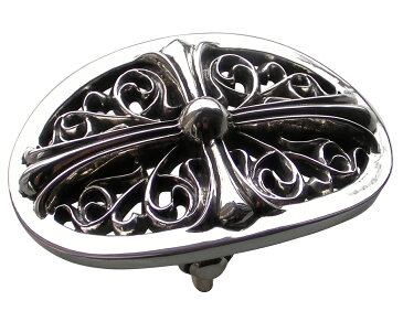 CHROME HEARTS CLASSIC OVAL CROSS BELT BUCKLE クロムハーツ　クラシックオーバル クロス ベルトバックル