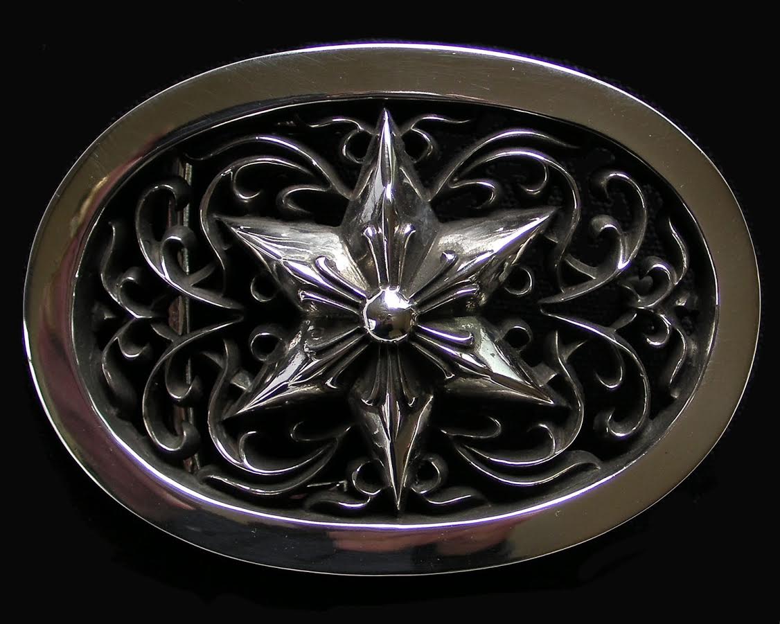 CHROME HEARTS CLASSIC OVAL STAR BUCKLE クロムハーツ クラシックオーバルスター バックル CHROME HEARTS CLASSIC OVAL STAR BUCKLE クロムハーツ クラシックオーバルスター バックル
