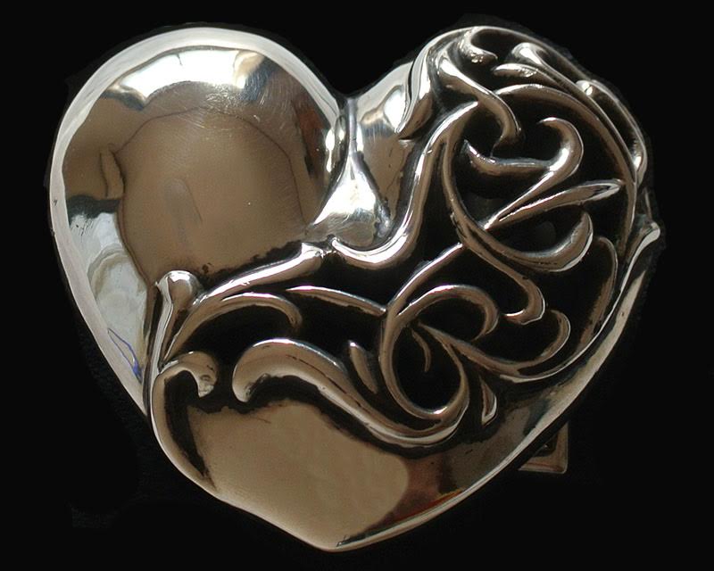 CHROME HEARTS HEART BELT BUCKLE クロムハーツ ハート　ベルトバックル