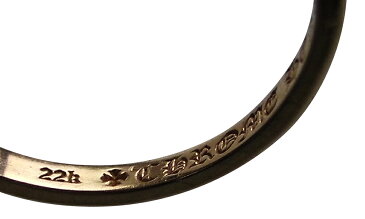 CHROME HEARTS BUBBLEGUM 3 HEART RING クロムハーツ バブルガム 3ハート リング 22K
