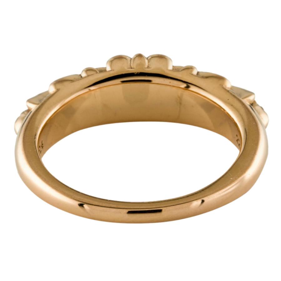 CHROME HEARTS 22K BABY CLASSIC FLORAL CROSS RING PAVE DIAMOND クロムハーツ　...