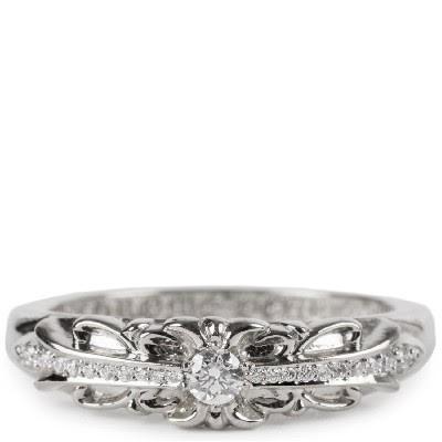 CHROME HEARTS FLORAL CROSS RING PAVE DIAMOND ϡġե륯󥰡ѥ...