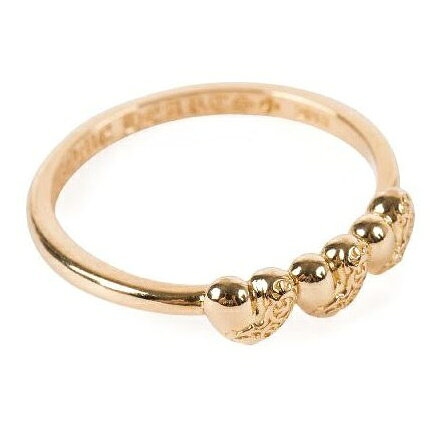 CHROME HEARTS クロムハーツ バブルガム　3 ハート　リング　ゴールド