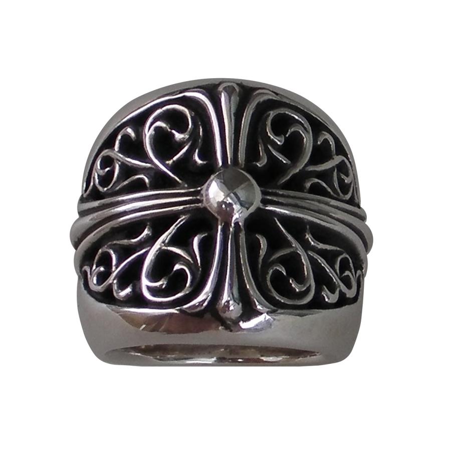 CHROME HEARTS CLASSIC OVAL CROSS RING クロムハーツ　クラシックオーバルクロス　リング 18号