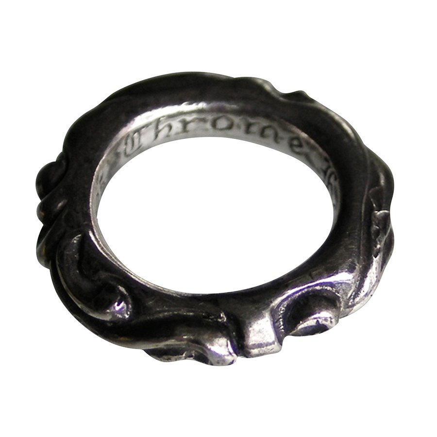 CHROME HEARTS SCROLL BAND RING クロムハー