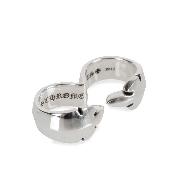 クロムハーツ 指輪 CHROME HEARTS FLERKNEE DBL LONG RINGクロムハーツ　フレアニー　ダブル　ロング　リング