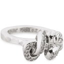 CHROME HEARTS I HEART YOU KNOT RING WHITE GOLD PAVE Nn[c@zCgS[h@pF_C@O