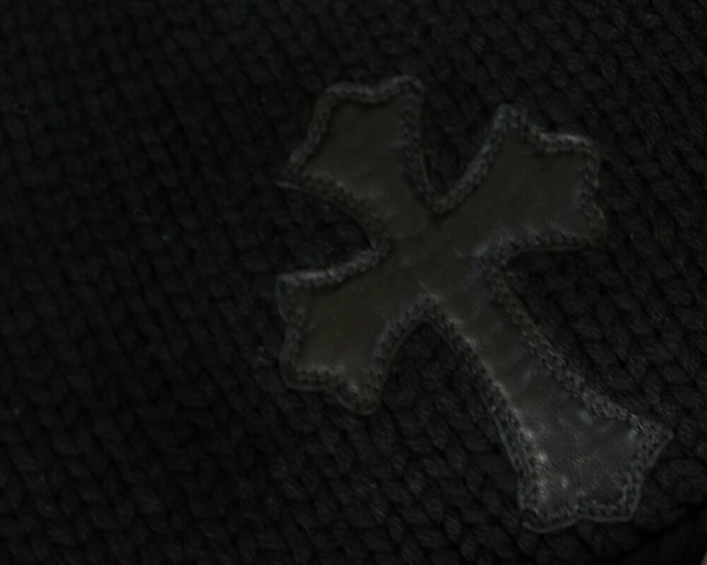 CHROME HEARTS CASHMERE BEANIE CAP CROSS ������ϡ��ġ������ߥ����ӡ��ˡ�����å� ������