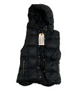 CHROME HEARTS SMALL NYLON PUFFY VEST クロムハーツ　レディース ナイロン ベスト　ブラック