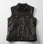 CHROME HEARTS MEN'S MOTORBREATH LEATHER VEST QUILTED CASHMERE ϡġ󥺡MOTORBREATH 쥶٥ȡȡߥ