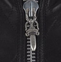 CHROME HEARTS MENS NYLON PAPA VEST クロムハーツ　メンズ ナイロン PAPAベスト／レザークロスパッチ