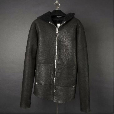 CHROME HEARTS OUTSIDER SHEALING JACKET クロムハーツ OUTSIDER 　レザー　ブラック SHEARLING