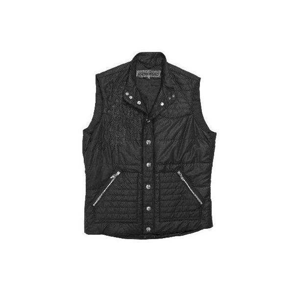 CHROME HEARTS MEN'S OTTER POP FABRIC VEST クロムハーツ　メンズ　 OTTER POP ファブリック　ベスト