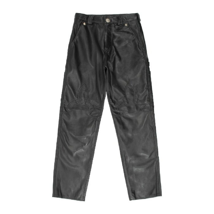 CHROME HEARTS HARD LABOR LEATHER PANTS クロムハーツ　HARD LABOR レザーパンツ