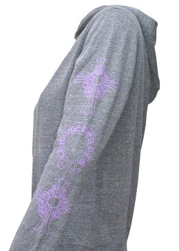 CHROME HEARTS LADIES HOODIE クロムハーツ レディース スウェットパーカー グレー