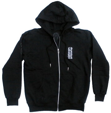 CHROME HEARTS HOODIE ZIP LINED CEMETERY CROSS W/SPIKE BOLO TIPS クロムハーツ スウェットパーカー 最新作 セメタリークロス スパイクボロチップ