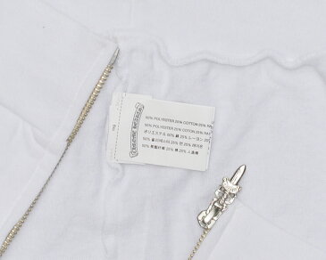 CHROME HEARTS HOODIE CH PLUS WHITE クロムハーツ スウェットパーカー ジップ CHプラス ホワイト