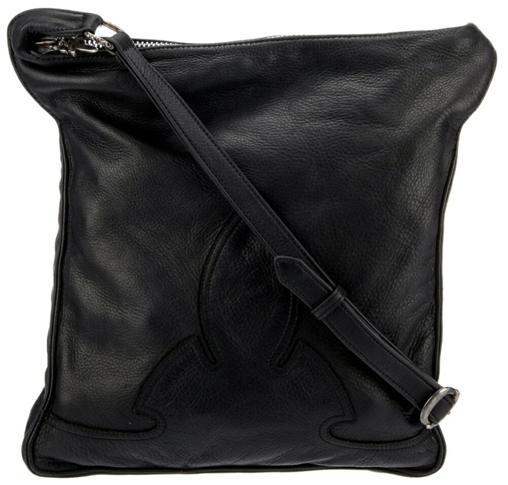 CHROME HEARTS F SLINGER BAG DESTROY LEATHER クロムハーツ　バッグ　Fスリンガー...