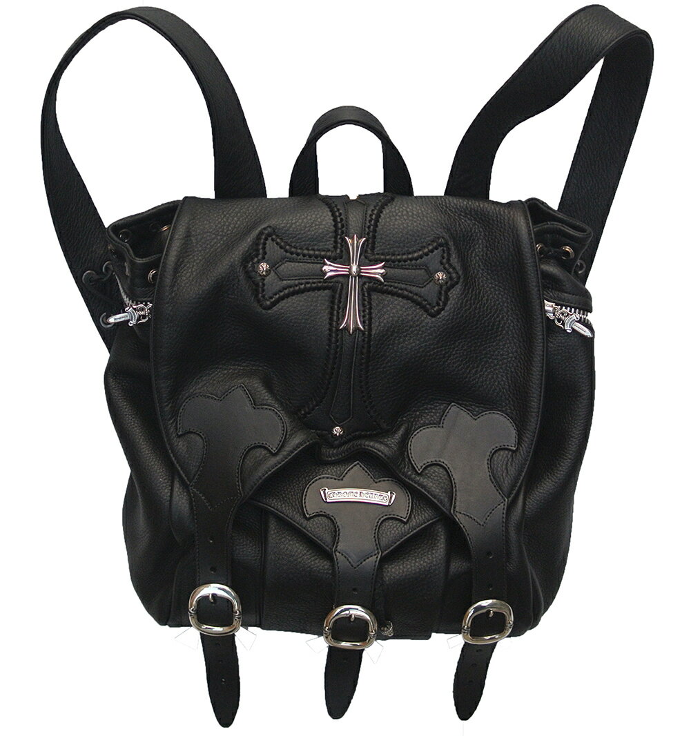 CHROME HEARTS LEATHER BACKPACK CROSS クロムハーツ　レザー　バックパック　クロス