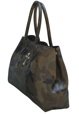 CHROME HEARTS TOTE BAG CAMO SILVER CROSS クロムハーツ　トートバッグ　クロス カモフラージュ