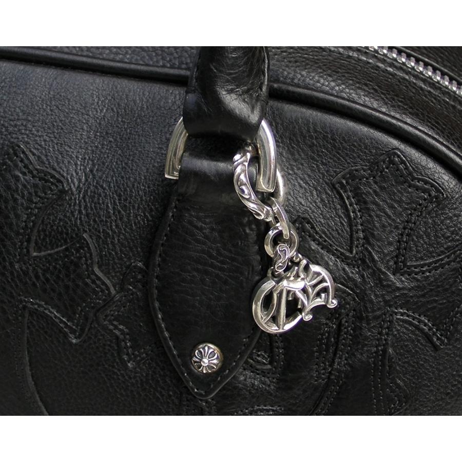 CHROME HEARTS MEDIUM GYM BAG ������ϡ��ġ��쥶������Хå����ߥǥ����ࡡ���᥿�꡼�������ѥå�/����С������������㡼���ա��֥�å��쥶��