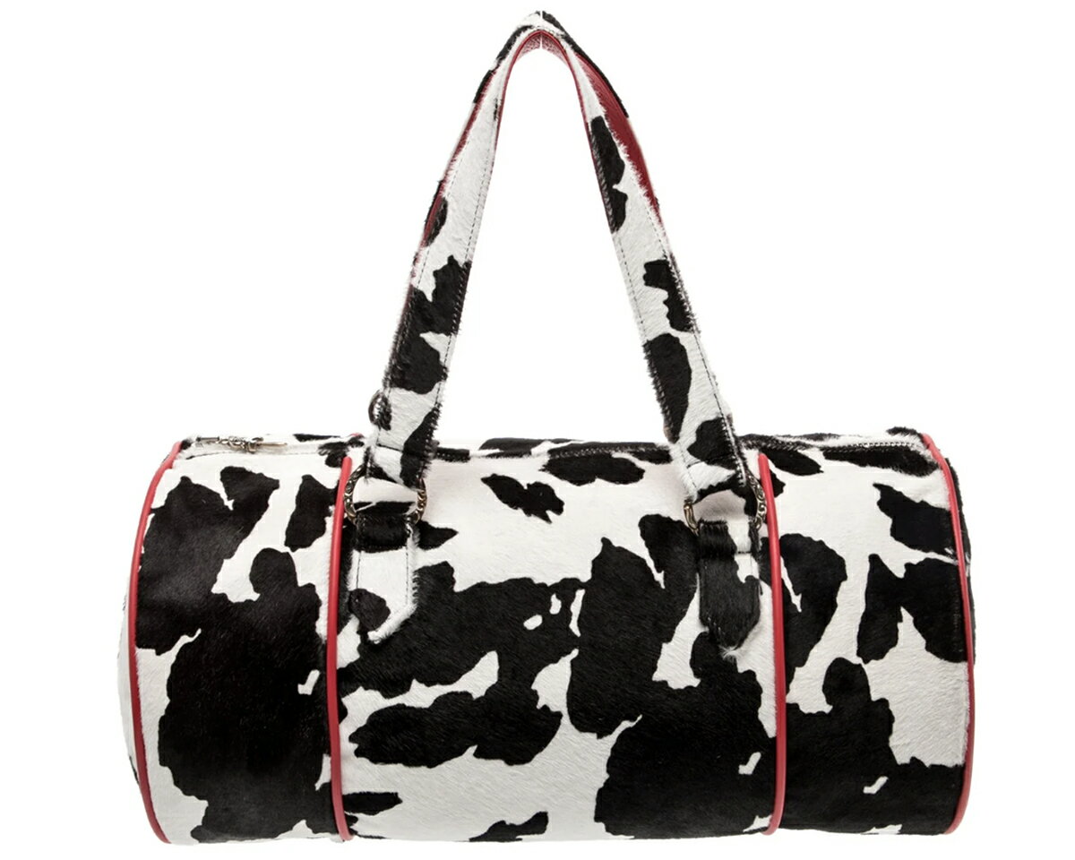 CHROME HEARTS CALF HAIR CROSS PATCH BOSTON MINI DUFFLE BAG ������ϡ��ġ����åե�Хå����������ѥå�