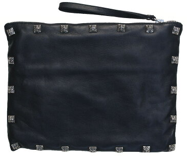 CHROME HEARTS CLUTCH STUDDED BLACK クロムハーツ　クラッチ　STUDDED BODY AND STUDS