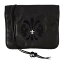 CHROME HEARTS FOLDING LEATHER FLAT BAG W/ SILVER BS FLEUR / BOLO TIPS & CH SCROLL LABEL クロムハーツ　フラットバッグ　BSフレア