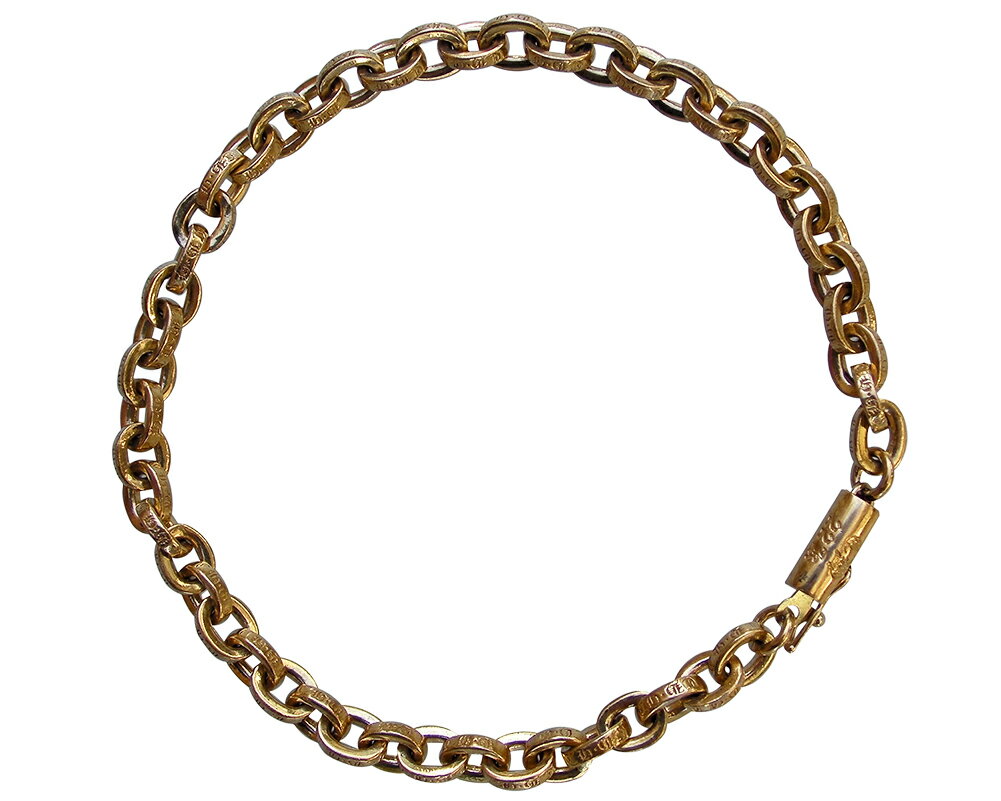 CHROME HEARTS PAPERCHAIN BRACELET クロムハーツ　22K ペーパーチェーン　ブレスレット