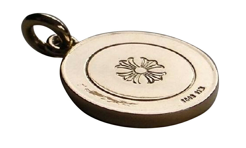 CHROME HEARTS 22K ANGEL MEDAL PAVE DIAMOND ������ϡ��ġ����󥸥������� 22K������� V1 �쥢 �ڥ����ȥ��㡼��