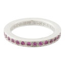 CHROME HEARTS TINY ETERNITY RING WHITE GOLD PINK SAPPHIRE クロムハーツ タイニー エタニティーリング ホワイトゴールド ピンクサファイア