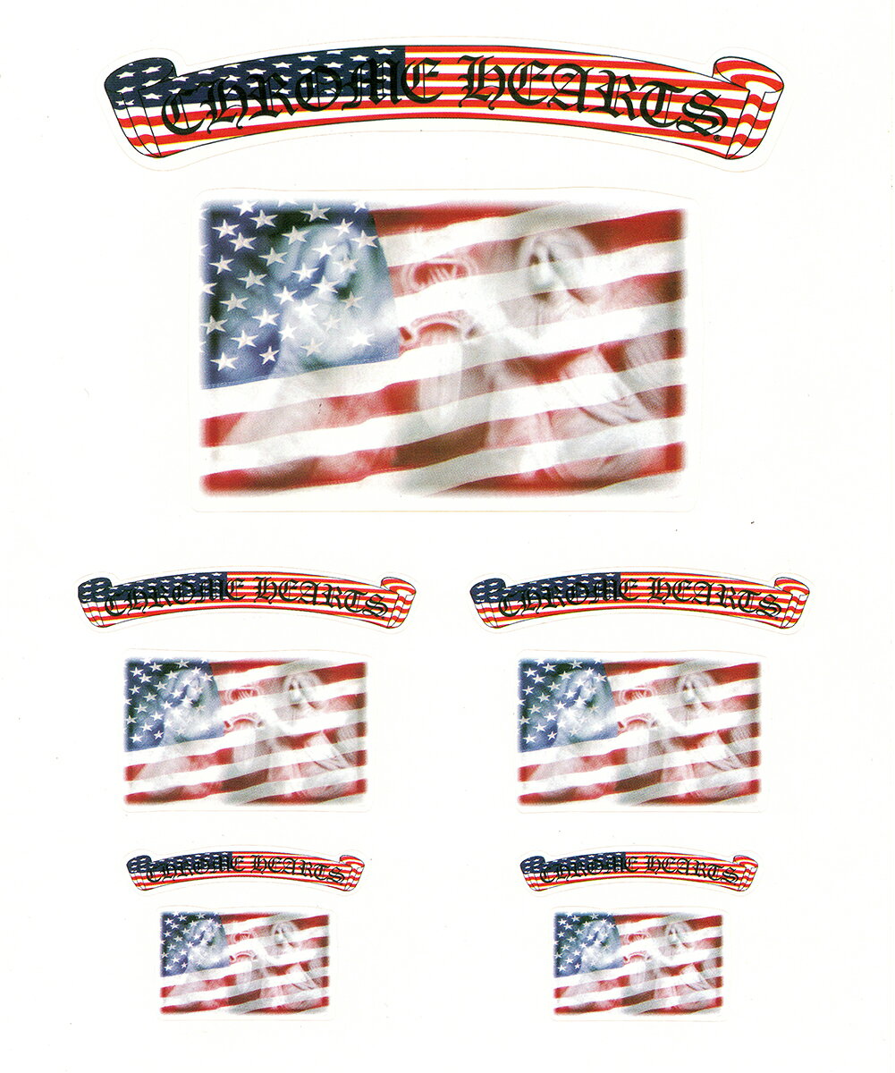 CHROME HEARTS STICKERS USA FLAG クロムハーツ　ステッカー　アメリカ国旗
