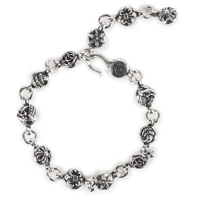 クロムハーツのブレスレット（レディース） CHROME HEARTS MULTI SILVER BRACELET クロムハーツ　マルチ　シルバーブレスレット　#1