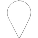 CHROME HEARTS ROLL CHAIN NECKLACE SILVER 24inch クロムハーツ ロールチェーン ネックレス 22インチ