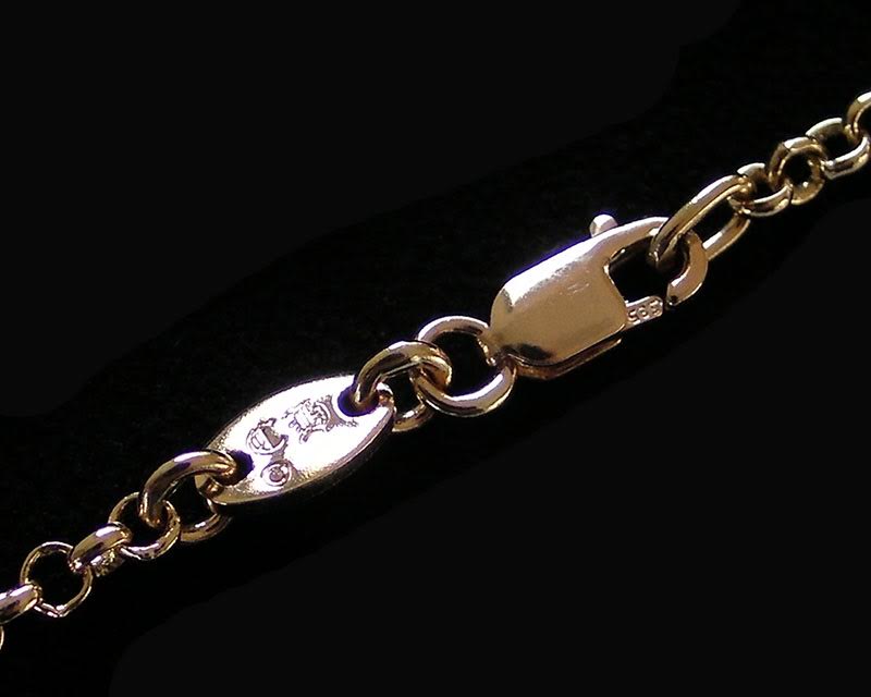 【楽天市場】CHROME HEARTS ROLL CHAIN NECKLACE 22K GOLD クロムハーツ 22Kゴールド ネックチェーン