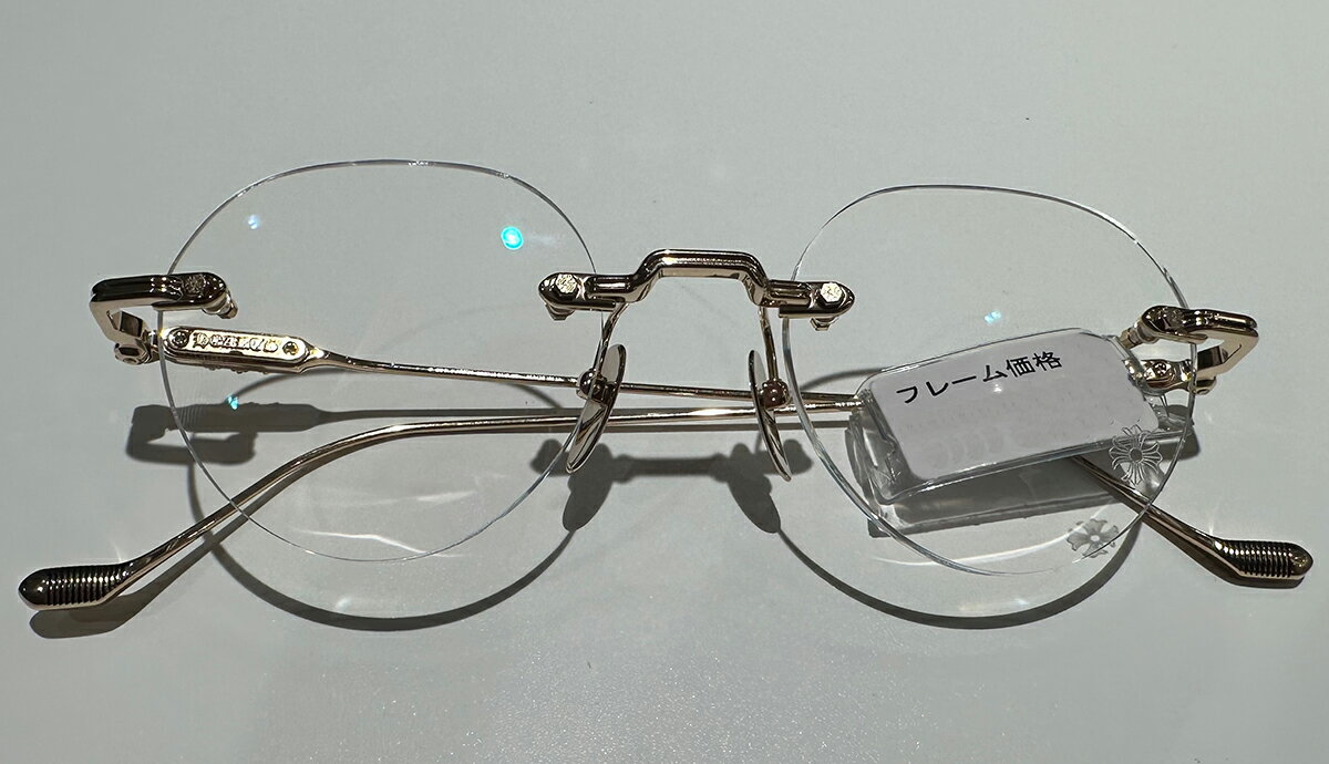 OAKLEY - CHROME HEARTS SOFFFFFFFFERS I GP Gold PLATED 49 クロムハーツ　アイウェア　眼鏡