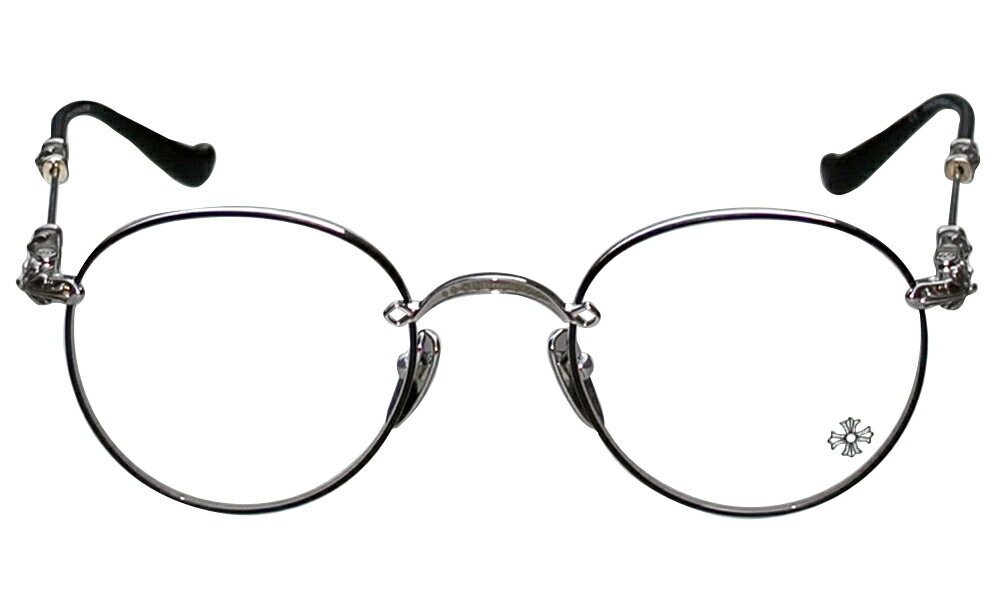 CHROME HEARTS EYEGLASSES BUBBA-A MBK/SS-MBK-P MATTE BLACK/SHINY SILVER-MATTE BLACK-P 49-22-145 クロムハーツ　アイウェア　眼鏡