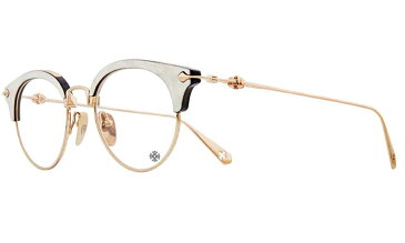 CHROME HEARTS SLUNTRADICTION II -A White Ebony Wood Piano Varnish/Gold Plated クロムハーツ アイウェア