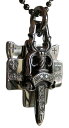 CHROME HEARTS 3 TRINKETS PENDANT PAVE DIAMOND クロムハーツ スリートリンケッツ ペンダント ダイヤ