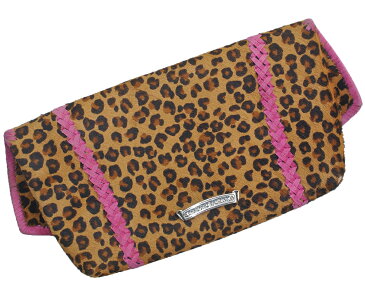 CHROME HEARTS CLUTCH BAG CHEETAH/PINK クロムハーツ　クラッチバッグ　チーター/ピンク　レザー【中古】