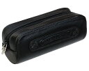 CHROME HEARTS LEATHER CASE W/SILVER DAGGER ZIPPER クロムハーツ　レザーポーチ　小物入れ　シルバーダガージッパー