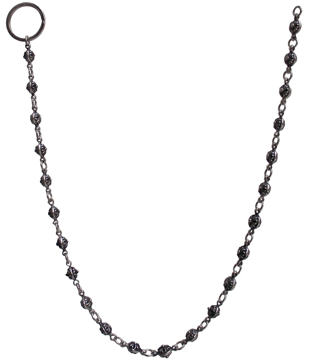 CHROME HEARTS CROSS BALL LONG WALLET CHAIN クロムハーツ ウォレットチェーン　クロスボール【中古】