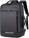 リュック メンズ ビジネスリュック レディース 大容量 バックパック 防水 撥水加工 15.6インチ PCリュック 多機能 USB充電ポート付き マチ拡張可能 軽量 通気 反射テープ