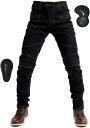 メンズバイクパンツ ライダースパンツ デニム ライディングパンツ プロテクター 耐磨耗性 バイクズボン 春夏秋冬 バイクデニム ストレート レーシングパンツ ブ...
