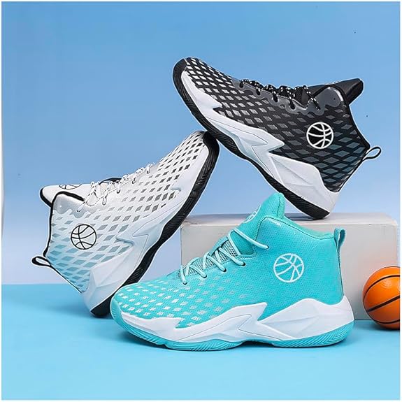 バスケットシューズ キッズ バッシュ ジュニア スニーカー 白 黒 男の子 女の子 スポーツ靴 子供靴 人気 運動靴 小学生 中学生 バスケットボールシューズ ハイカット 疲れにくい