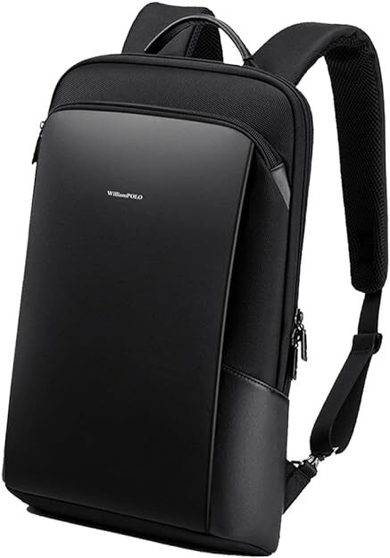 Rakuten - ビジネスリュック 14.0インチパソコン対応 超軽量 防水 ブラック 盗難防止 リュック薄型 デーバッグ